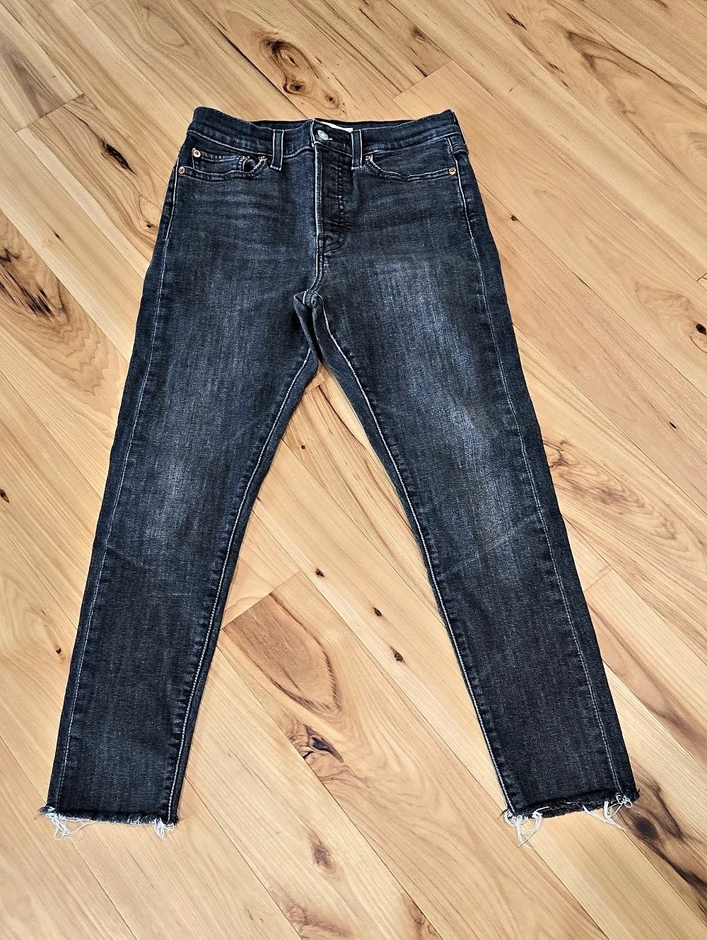 Levi's Wedgie Skinny Jeans Waist 28 in Black